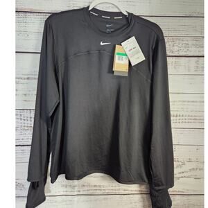 Nike Dri-Fit Running long sleeve black women's size XL